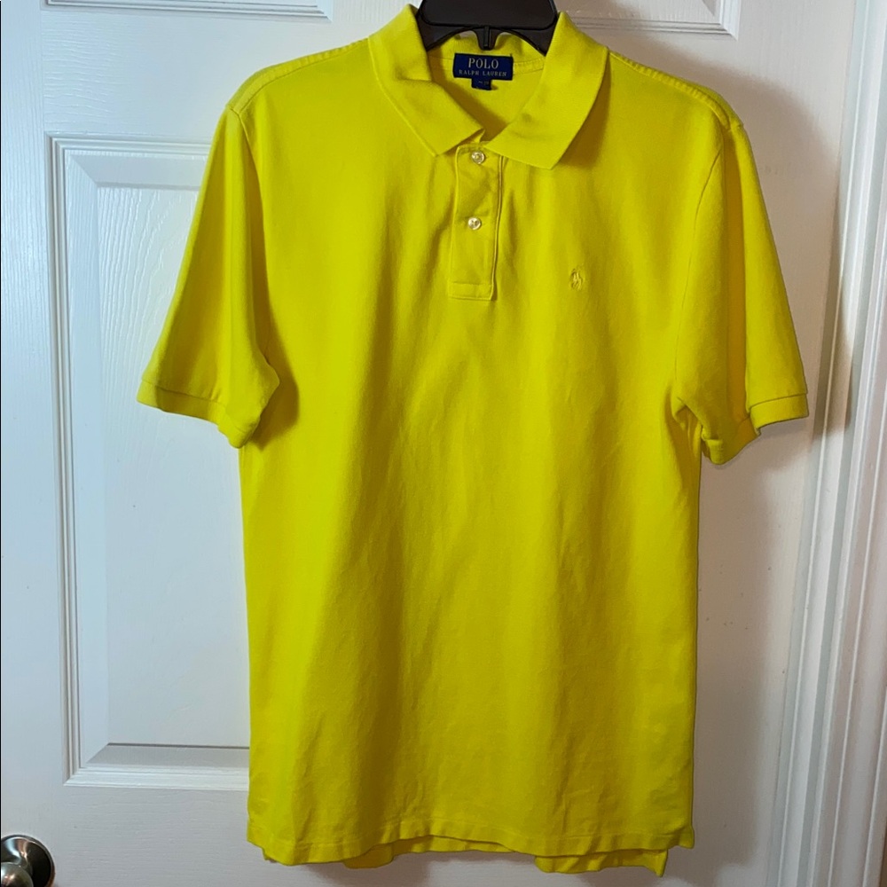 Polo by Ralph Lauren Bright Yellow Kids Polo Shirt Size XL 18-20